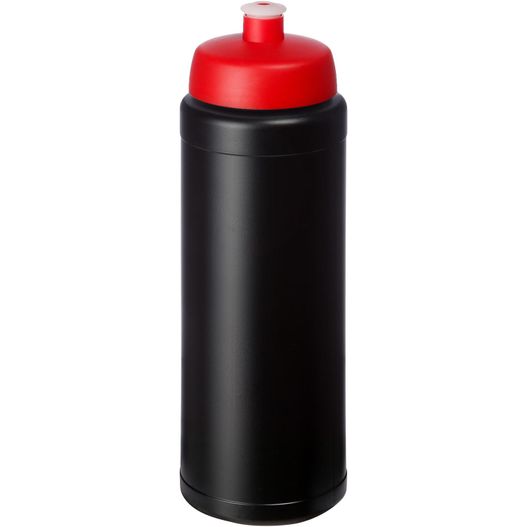 eine schwarze und rote plastikwasserflasche mit rotem deckel Baseline® Plus grip 750 ml Sportflasche mit Sportdeckel (Bild 1)