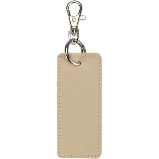 Resi Plus GRS recycelter rechteckiger Charm Schlüsselanhänger (Bild 1)