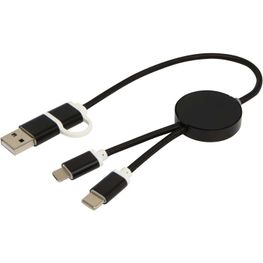 Alasia 30 cm 5-in-1 Kabel aus recyceltem Kunststoff für Datenübertragung und 27W Schnellladung