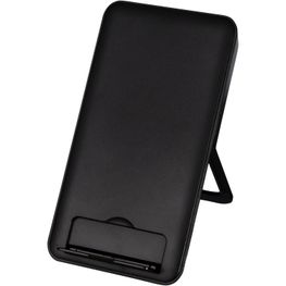 Produktabbildung Loop 10 W kabelloses Ladepad aus recyceltem Kunststoff mit Telefonständer Loop 10 W kabelloses Ladepad aus recyceltem Kunststoff mit Telefonständer