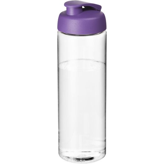 eine lila plastikwasserflasche mit einem lila deckel H2O Active® Vibe 850 ml Sportflasche mit Klappdeckel (Bild 1)