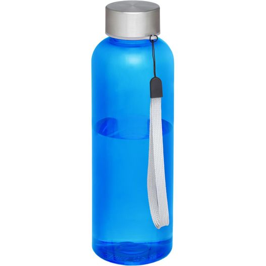 eine blaue wasserflasche mit einem weißen riemen Bodhi 500 ml Sportflasche (Bild 1)