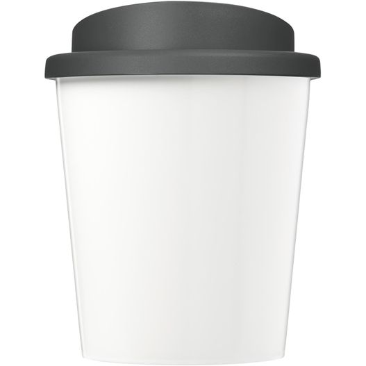 eine weiße tasse mit schwarzem deckel Brite-Americano® Espresso 250 ml Isolierbecher (Bild 1)