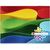 eine karte mit einem bunten wellendesign Sticky-Mate® Haftnotizen A7 100x75mm (Bild 2)