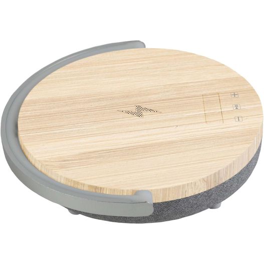 Prixton 10W 4-in-1 Bluetooth®-Lautsprecher mit LED-Licht und kabelloser Ladestation (Bild 1)