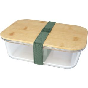 Roby 1000 ml Glas Lunchbox mit Bambusdeckel