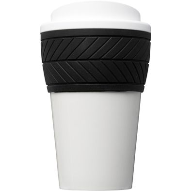 Brite-Americano® 350 ml Isolierbecher mit Schutzring Reifen-Design