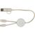 Chechia 30 cm 5-in-1 Kabel aus recyceltem Kunststoff für Datenübertragung und 27W Schnellladung mit Bambusdetails (Bild 2)