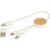 Chechia 30 cm 5-in-1 Kabel aus recyceltem Kunststoff für Datenübertragung und 27W Schnellladung mit Bambusdetails (Bild 3)