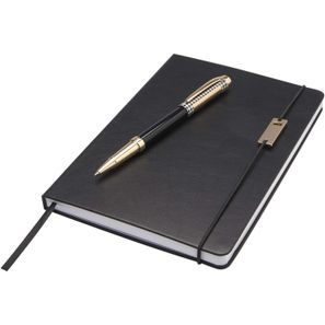 Legato A5 Notizbuch und Tintenroller Set (blaue Mine)