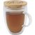 Leona 350 ml Glasbecher mit Bambusdeckel (Bild 4)
