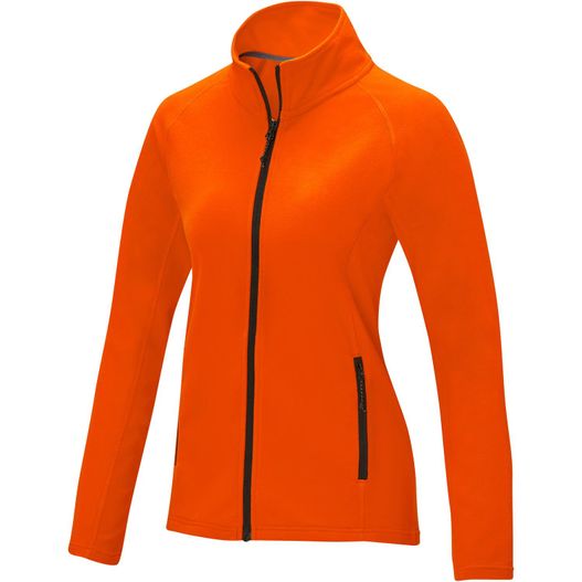 eine orange jacke mit reißverschluss Zelus Fleecejacke für Damen (Bild 1)