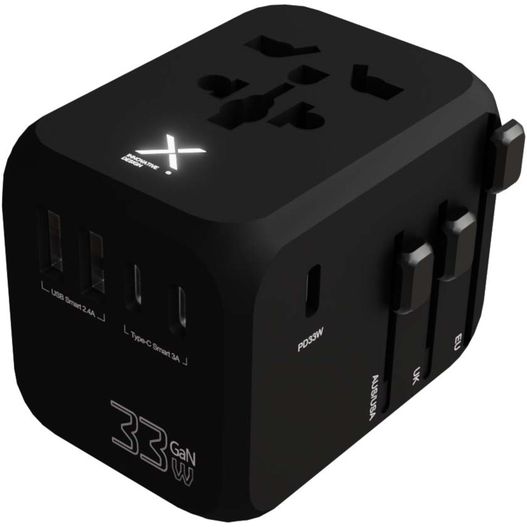 Produktabbildung SCX.design T16 Universeller Reiseadapter SCX.design T16 Universeller Reiseadapter (Bild 1)