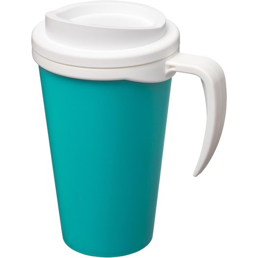 eine blaue und weiße tasse mit einem deckel Americano® Grande 350 ml Isolierbecher (Bild 1)