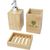 Hedon 3-teiliges Bambus Badezimmer-Set (Bild 4)