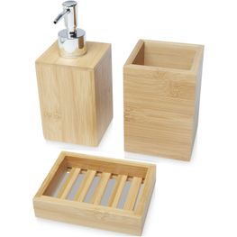 Produktabbildung Hedon 3-teiliges Bambus Badezimmer-Set Hedon 3-teiliges Bambus Badezimmer-Set