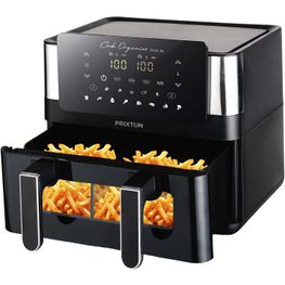 Prixton Cook Organics Doppel-Heißluftfritteuse 8L