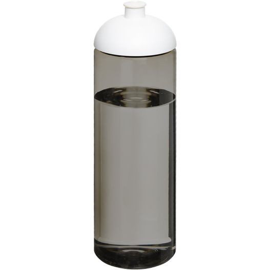 eine graue und weiße wasserflasche mit einer weißen kappe H2O Active® Eco Vibe 850 ml Sportflasche mit Stülpdeckel (Bild 1)