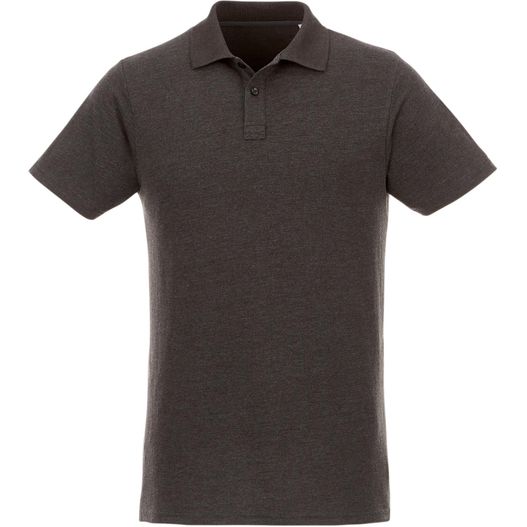 ein dunkelgraues poloshirt mit kragen Helios Poloshirt für Herren (Bild 1)