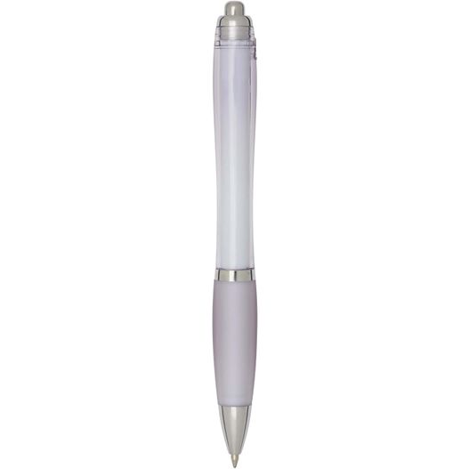 Nash RCS Kugelschreiber aus recyceltem Kunststoff mit farbigem Schaft und Griffzone (blaue Tinte) (Bild 1)