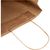 Kraftpapiertasche 120 g/m² mit gedrehten Griffen – 24 × 9 × 32 cm (Bild 3)