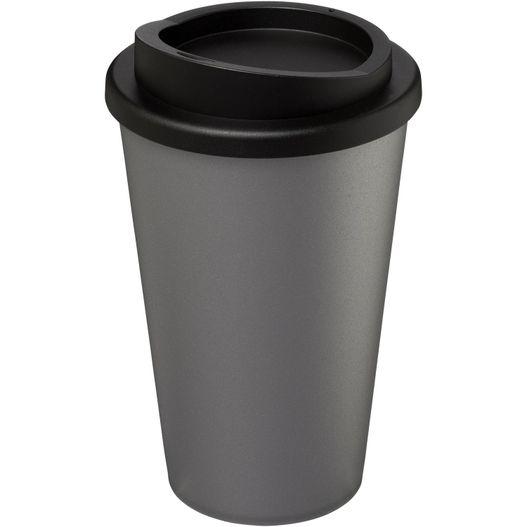 eine schwarze und graue tasse mit einem deckel Americano® 350 ml Isolierbecher (Bild 1)