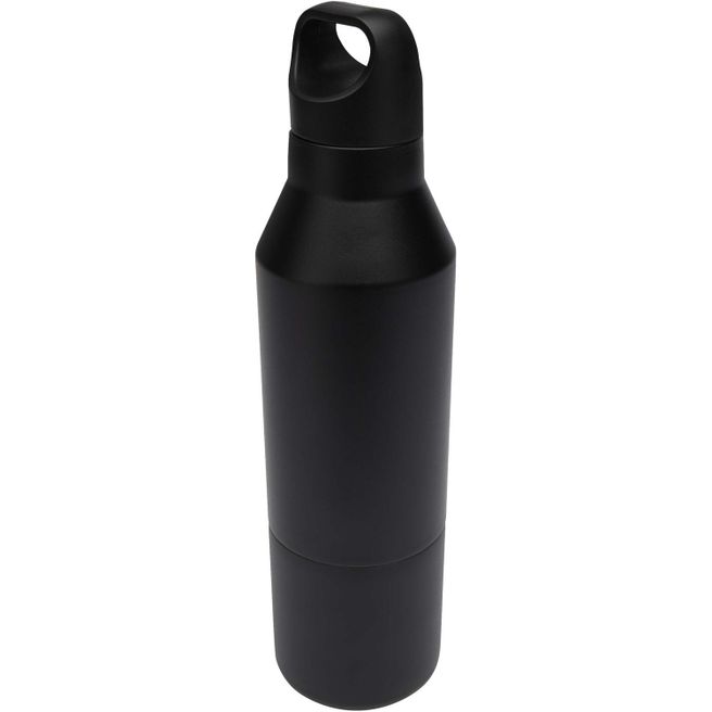 Produktabbildung Odessy 600 ml Isolierflasche und 300 ml Becher aus RCS recyceltem Edelstahl Odessy 600 ml Isolierflasche und 300 ml Becher aus RCS recyceltem Edelstahl