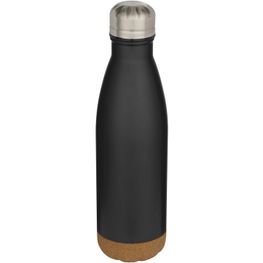 Produktabbildung Cove 500 ml doppelwandige, vakuumisolierte Trinkflasche aus Edelstahl mit Korkdetails Cove 500 ml doppelwandige, vakuumisolierte Trinkflasche aus Edelstahl mit Korkdetails