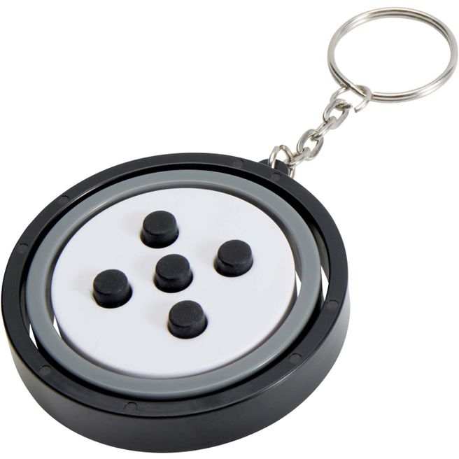 Spinx Gyroskop Fidget Schlüsselanhänger aus recyceltem Kunststoff