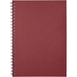 Desk-Mate® A5 recyceltes farbiges Notizbuch mit Spiralbindung