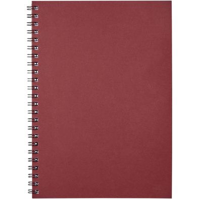 Desk-Mate® A5 recyceltes farbiges Notizbuch mit Spiralbindung