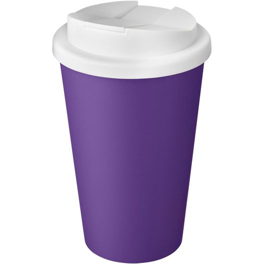 Americano® Eco 350 ml recycelter Becher mit auslaufsicherem Deckel (Bild 1)
