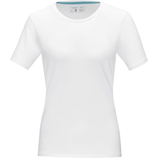 ein weißes hemd mit einem blauen streifen auf der brust Balfour T-Shirt für Damen (Bild 1)