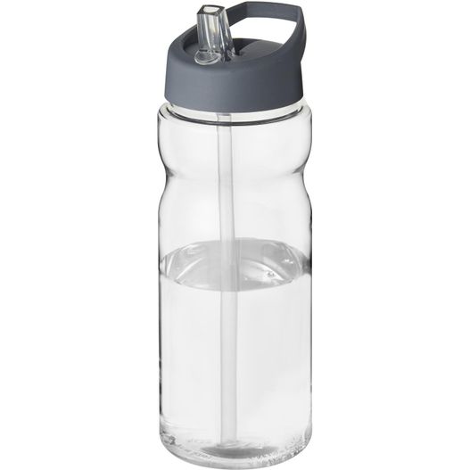 eine wasserflasche mit einem stroh darin H2O Active® Base 650 ml Sportflasche mit Ausgussdeckel (Bild 1)