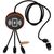 SCX.design C40 5-in-1 Ladekabel aus rPET mit 10W Ladepad und Leuchtlogo (Bild 4)