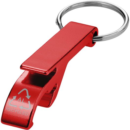 Tao Schlüsselanhänger mit Flaschen- und Dosenöffner aus recyceltem RCS Aluminium (Bild 1)