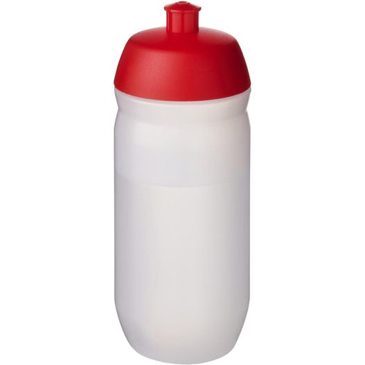 eine plastikwasserflasche mit rotem deckel HydroFlex™ Clear 500 ml Squeezy Sportflasche (Bild 1)