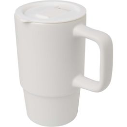 Produktabbildung Carter 450 ml Keramiktasse mit Kunststoffdeckel Carter 450 ml Keramiktasse mit Kunststoffdeckel