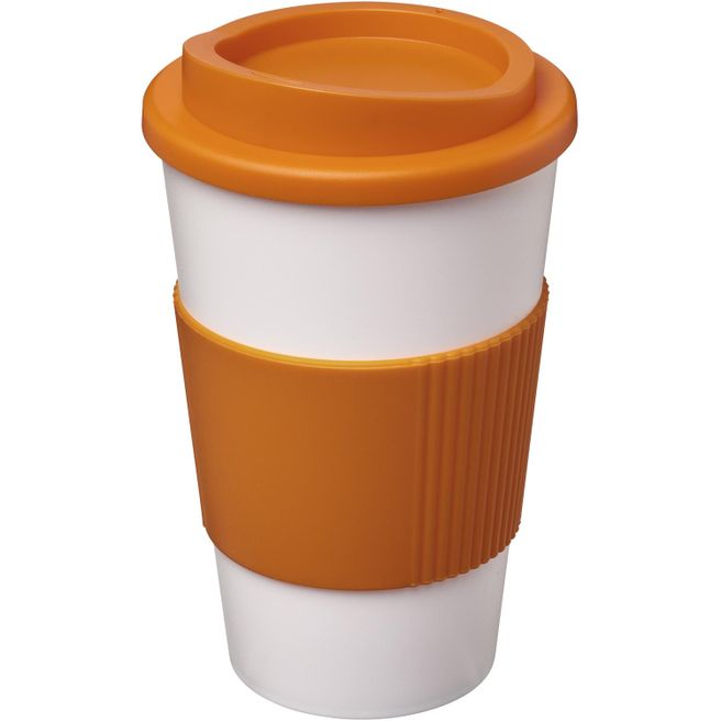 Produktabbildung Americano® 350 ml Isolierbecher mit Schutzring Americano® 350 ml Isolierbecher mit Schutzring