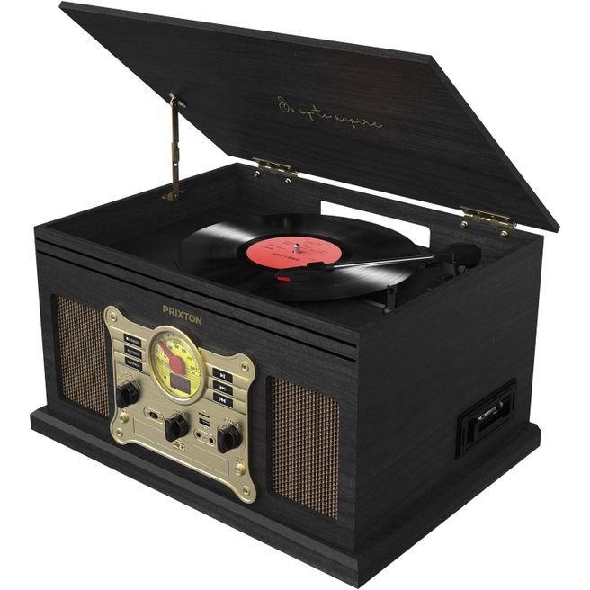 Prixton Century Vinyl Plattenspieler und Musikplayer