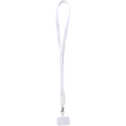 Franz 5 in 1 Lanyard Kabel aus recyceltem Kunststoff für Smartphones mit integrierter Datensynchronisierung und 65 W Schnellladefunktion (Bild 1)