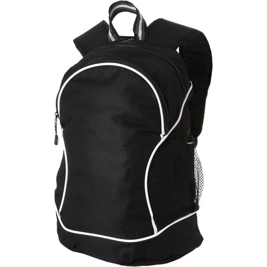 einen schwarzen rucksack mit einem weißen streifen auf der seite Boomerang Rucksack 22L (Bild 1)