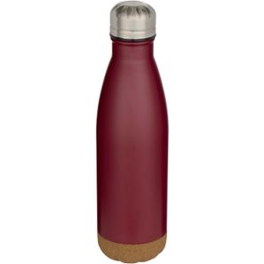 Cove 500 ml doppelwandige, vakuumisolierte Trinkflasche aus Edelstahl mit Korkdetails
