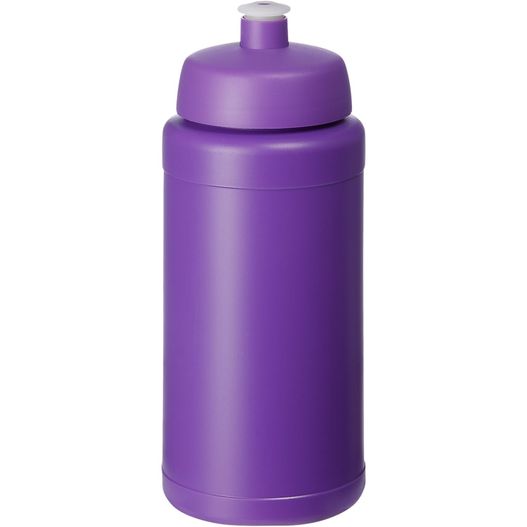 eine lila plastikwasserflasche mit deckel Baseline® Plus 500 ml Flasche mit Sportdeckel (Bild 1)