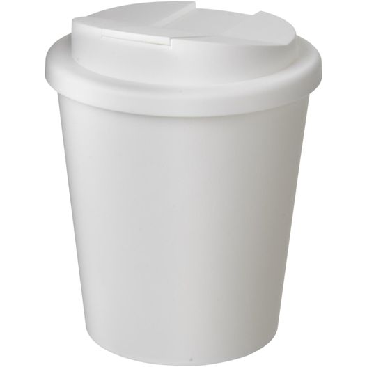eine weiße tasse mit deckel und deckel Americano® Espresso 250 ml Isolierbecher mit auslaufsicherem Schraubverschluss (Bild 1)