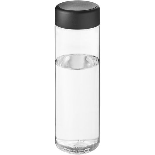 eine glaswasserflasche mit schwarzem deckel H2O Active® Vibe 850 ml Sportflasche mit Drehdeckel (Bild 1)