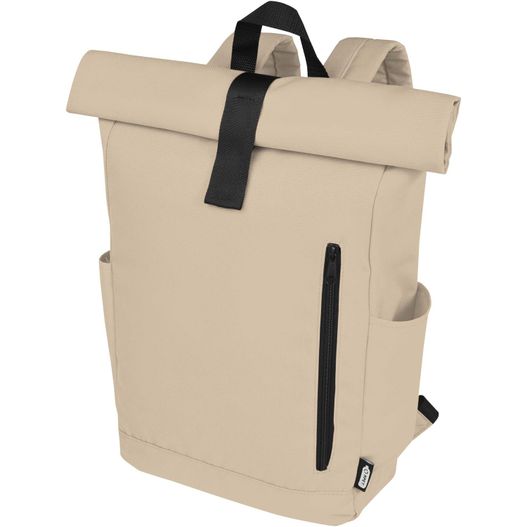 Produktabbildung Byron 15,6" GRS RPET Roll-Top Rucksack 18 L Byron 15,6" GRS RPET Roll-Top Rucksack 18 L (Bild 1)