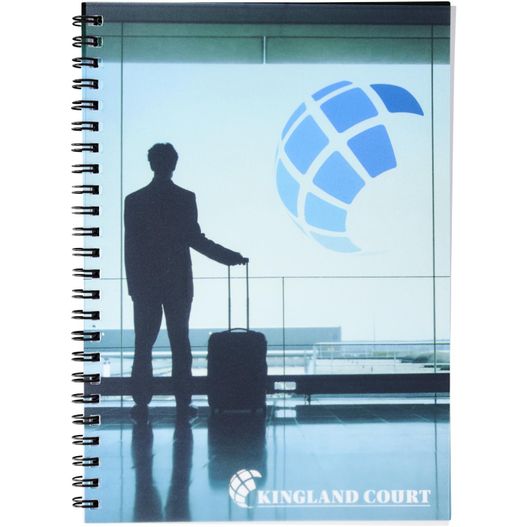 Desk-Mate® A5 Notizbuch mit Kunststoff Cover und Spiralbindung (Bild 1)