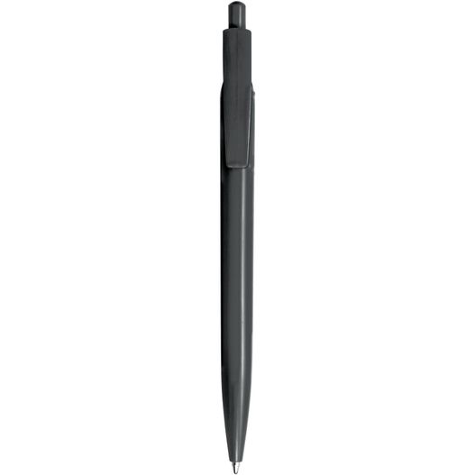 ein stift mit einer schwarzen spitze und einem schwarzen körper Alessio Kugelschreiber aus recyceltem PET-Kunststoff (blaue Mine) (Bild 1)