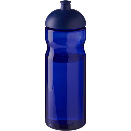 eine blaue sportflasche mit schwarzem deckel H2O Active® Eco Base 650 ml Sportflasche mit Stülpdeckel (Bild 1)